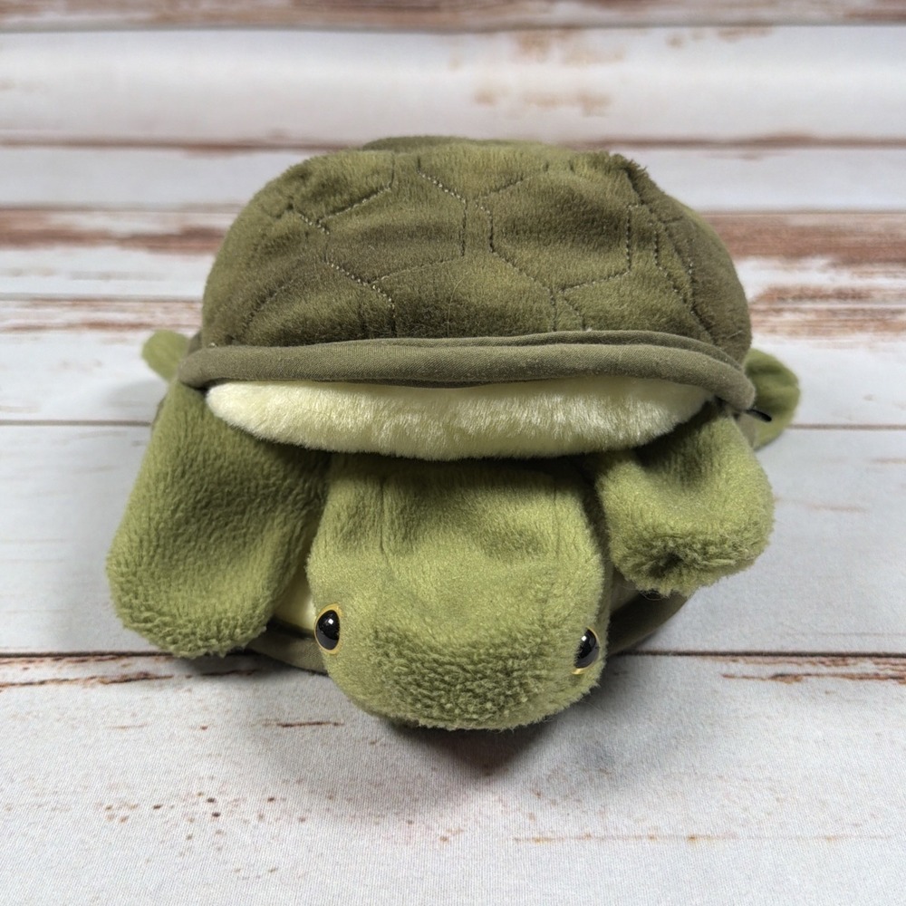Folkmanis Turtle Hand Puppet Plush 12 Inches Long 11.75 Inches Wide